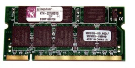 1GB Ddr Memory 200-pin So Dimm PC-2700S&#39;Kingston KTH-ZD7000/1G&#39; 9905195- - £24.92 GBP