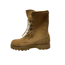 Belleville Boots Size 5.5W Combat Gore-Tex Tan Vibram Sole Lace Up Womens - £39.56 GBP