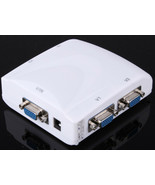 Video Display SPLITTER 1 port in 4 monitor out 1 to 4 VGA SVGA XGA LCD S... - $1,546.80 MXN