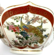 Japanese Satsuma Peacock Bowl by Heritage Mint - £35.38 GBP