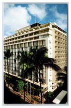 Beach View Outrigger Hotel Waikiki  Hawaii HI UNP Chrome Postcard W18 - £2.29 GBP