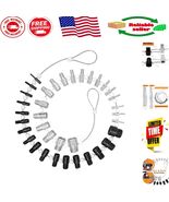 Complete Inch &amp; Metric Thread Checker: 36 Gauge Set for Accurate Measure... - $738.34 MXN