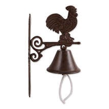 Rooster Cast Iron Bell - £26.83 GBP