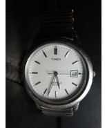 Timex Watch Mens Quartz  Great White Face With Date. Looks and Works Great - $837.42 MXN