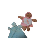 Cabbage Patch Kids 1978-1982 Baby Doll 15&quot;L Blue Eyes W/Extra Night Gown - £11.92 GBP