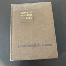 Macmillan Pocket Version Of Goldsmith&#39;s The Deserted Village , Published 1920 - £4.99 GBP