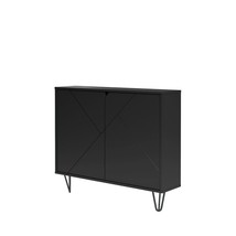 Nexera 132206 Slim 2-Door Storage Accent Cabinet Floating and Wall Mount... - $273.44