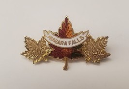 Niagara Falls Triple 3 Maple Leaf Collectible Souvenir Travel Lapel Hat Pin - £13.00 GBP