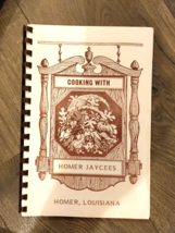 Cooking With Homer Jaycees - Homer, Louisiana - Vintage! 39 pgs. - NICE Cond! - £13.95 GBP
