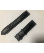 100% AUTHENTIC Chopard 20mm Matte Black Alligator Watch Band Strap NEW - $177.47