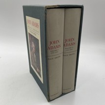 John Adams by Page Smith 1962 HCDJ Two Volume Biography W/ Case BOMC - £14.15 GBP