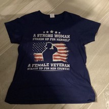 Strong Woman Stands Up For Herself A Female Vet Stands Up For Her Countr... - $11.88