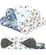 7 Pcs Menstrual Sanitary Pads Reusable Washable Bamboo Cloth for Overnig... - $38.34 CAD