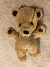 Gund STITCH Teddy Bear Plush Brown Vintage 1979 Stuffed Animal Cuddle Toy 16" - £36.31 GBP