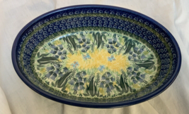 UNIKAT POLISH POTTERY OVAL CASSEROLE DISH A483 ULTIMATE BAKEWARE COLLECT... - $53.96