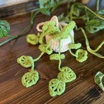 Crocheted Hanging Potted Plant - £14.19 GBP