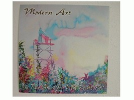 Modern Art Poster Flat The New Sound Of Texas Rock And Roll - $8.96