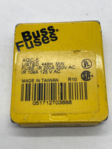 Bussmann AGC-5 Glass Tube Fuses, 250VAC 125VDC 5Amp  - $18.90