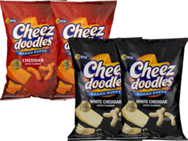 Wise Cheddar Cheese & White Cheddar Cheese Doodles Variety 4 Pack - $30.64