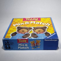 Ravensburger Teddy Mix &amp; Match Bear Shaped Cards Age 2.5+ Complete - £11.76 GBP