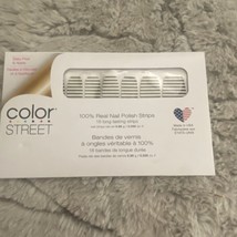 Color Street 100% Real Nail Polish Strips- Between The Lines - £6.76 GBP