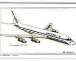 United Airlines Douglas DC-8 Raggio Andersen Collezionisti Serie Unp Car... - £4.05 GBP