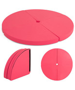 Pole Dance Crash Mat Round Portable Yoga Mat with EPE Foam-Pink - Color:... - $174.49