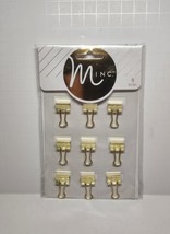 Heidi Swapp 370211 MINC BINDER CLIPS-GOLD 9 pieces - $13.61 CAD
