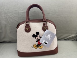 Disney Parks Mickey Mouse Purse Handbag with Shoulder Strap NEW