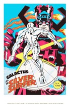 Marvelmania 24 x 36 Reproduction Character Poster GALACTUS and The Silver Surfer - £35.97 GBP