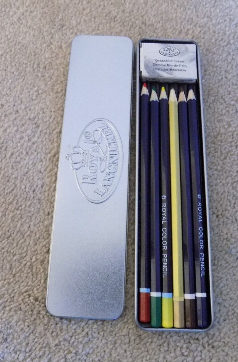 Royal Langnickel 6 Piece Colored Pencil Set--FREE SHIPPING! - $8.79