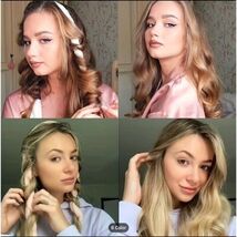 2x Hair Roller and Clip Set with No Heat Curling Iron Headband - $11.88