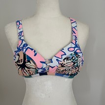Maaji Reversible Bikini Triangle Top Atlantic Avenue Medium - $24.99