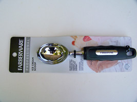 Farberware Professional Ice Cream Scoop Black 8&quot; comfort grip &quot;Read&quot; - $6.77