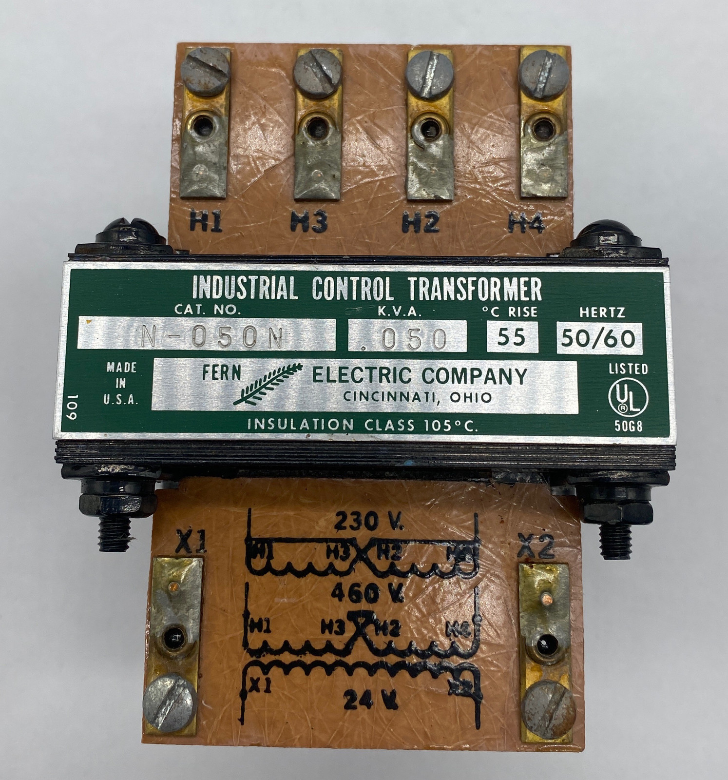 Fern Electric Co. N-050N Industrial Control Transformer 0.050kVA  - $22.80