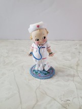 Vintage Kewpie Angel Nurse Figurine Angel Of Mercy Healing Hands Collection - £11.95 GBP
