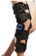 Hinged ROM Post Op Knee Brace for ACL, MCL, PCL, Injury Stabilizer After... - $71.25
