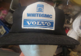 Vintage GMC VOLVO solid Black Snapback Patch Hat Tonkin Cap USA one size - £18.51 GBP