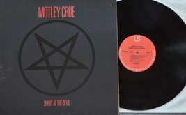 Motley Crue Shout At The Devil Elektra Records First Press Vinyl LP 1983 EX - $79.19