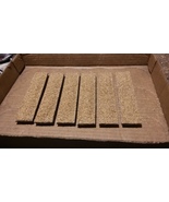 HO scale wood chip loads for Athearn 40 ft quad hoppers - Handmade Set Of 6 - $9.00