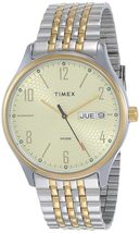 TIMEX Analog Champagne Dial Men&#39;s Watch - £70.81 GBP