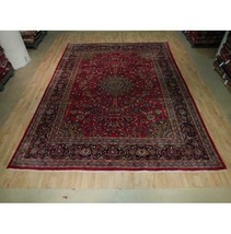 9x13 Hand Knotted Semi-Antique Sheik Safi Safavid Wool Rug Red  B-73589 * - £1,445.65 GBP