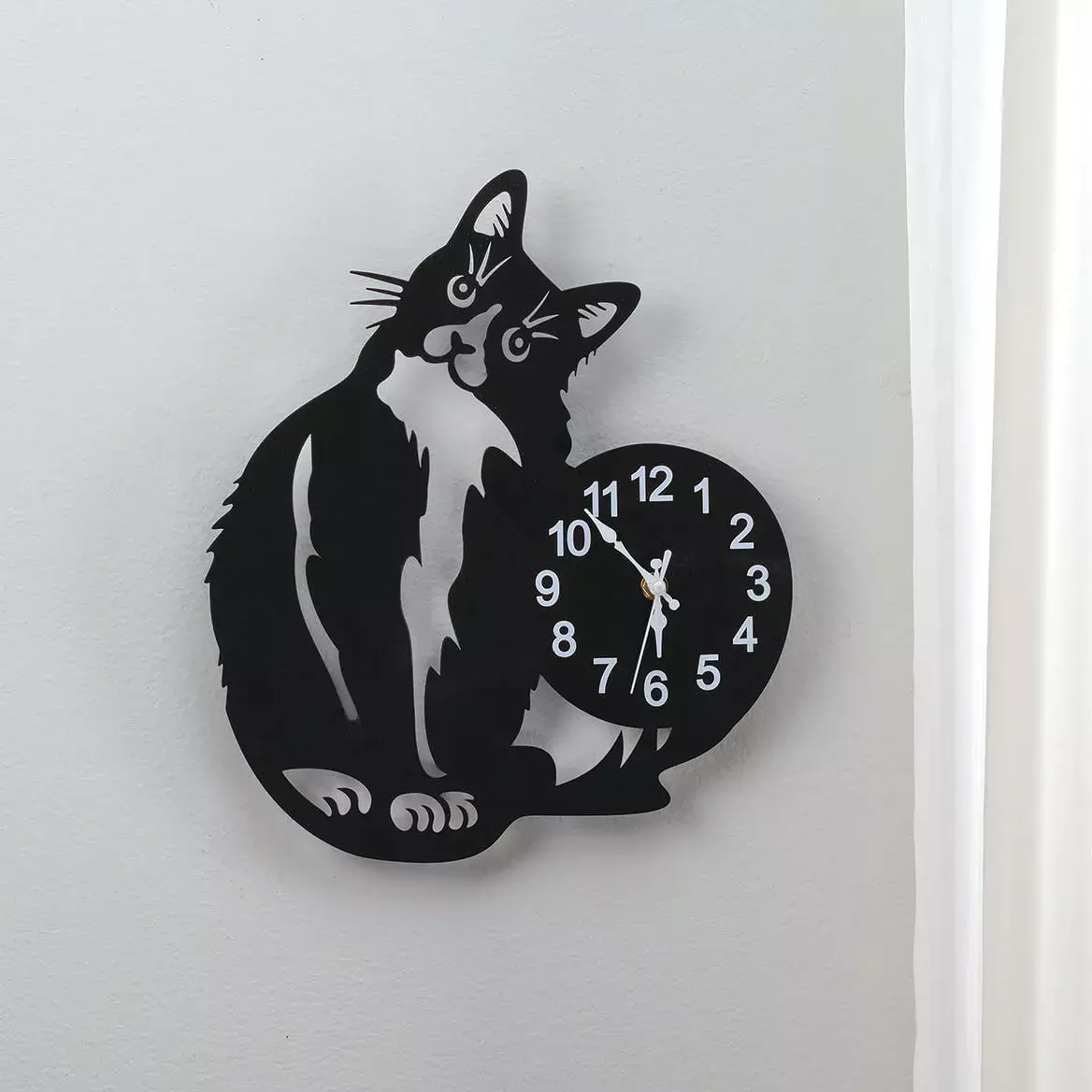 Curious Cat Wall Clock - $39.00