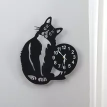 Curious Cat Wall Clock - $39.00