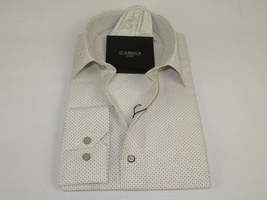 Men's Shirt Hankie By CASILA Turkey Cotton Blend 502100-01 Brown Dots image 3