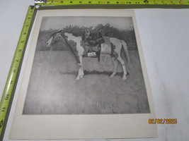 Frederic Remington The Quest Print Engraving B &amp; W Print 1900S 12 3/4 X 10 1/2 - £28.11 GBP