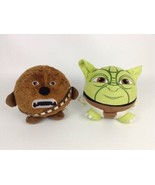 Star Wars Yoda Chewbacca Light Up Plush Talking Ball 2pc Lot Switchable ... - $13.81