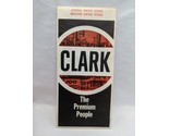 Vintage 1970 Clark Central And Western United States The Premium People ... - $24.05