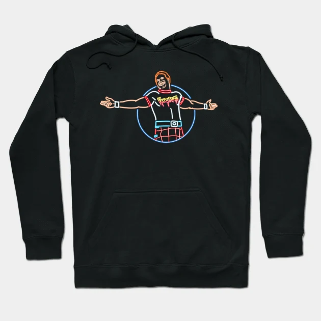Roddy Piper Neon Style Hoodie - $36.99