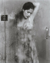 Salma Hayek sexy pose taking a shower in low cut dress 8x10 photo - £7.42 GBP